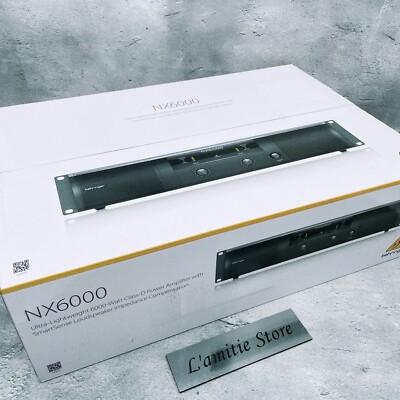 Behringer NX6000 6000W 2-channel Power Amplifier JP Black