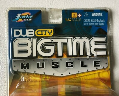 Lot of 3 Jada Toys DUB CITY Bigtime Muscle Diecast 1:64 Dodge Ford