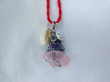 Beach Sea Glass Pendant Necklace 22" Boho Jewelry USA Seller Gift