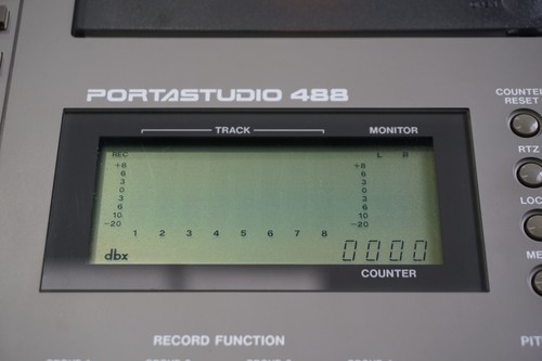 Tascam Portastudio 488 Vintage 8 Track Cassette Tape Recorder Multitrack Mixer - Picture 14 of 21