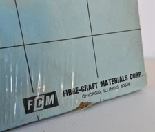 Vintage Fibre-Craft Macrame Work Board Style 2170 Knot Making Holder Board