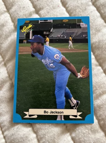1988 Classic MLB Game Bo Jackson #208 Blue border, Royals Uniform Set Break
