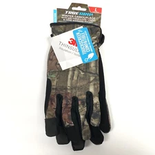 1 Pair True Grip Mossy Oak Winter Camo Gloves Choose L or XL New 3M Thinsulate