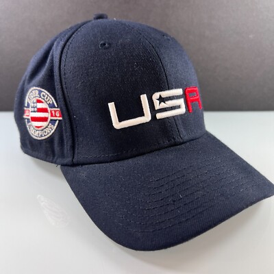 USA 2016 Ryder Cup Champions New Era Hat Cap Mens Strapback Blue 9Forty PGA