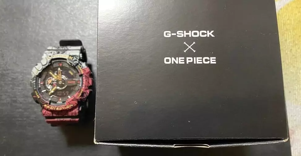 One Piece” GA-110JOP - love the gold light on this thing! : r/gshock