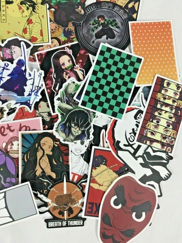 100pc Demon Slayer Jump Comics Anime Phone Laptop Wall Decal Peeker Sticker Pack - Picture 3 of 12