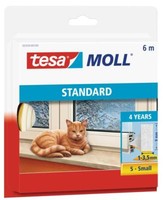 Tesa Moll Schaumstoffdichtung Fenster Und TüRen I-Profil 6M X 9Mm X 4Mm Weiß