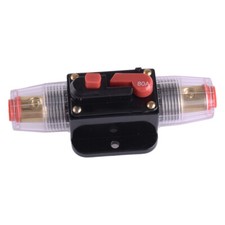 Car Audio Stereo 12V-32V Circuit Breaker Fuse Switch Holder Inline 80 AMP 1pc