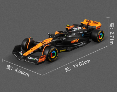 Burago F1 McLaren 1/43スケールレーシングカー Bburago 1/43 Scale Formula 1 McLaren F1 MCL60 Monaco Grand