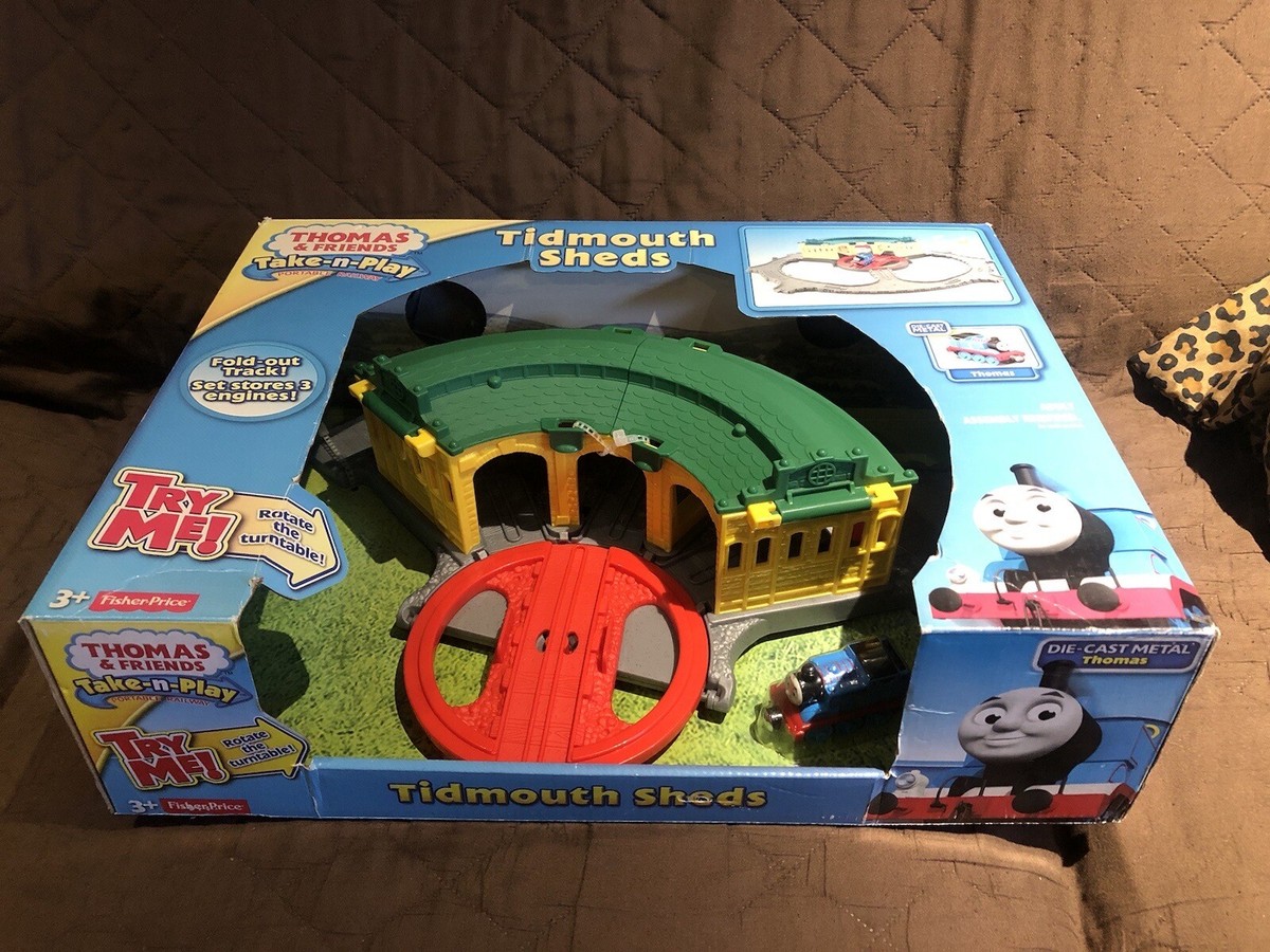 NEW OLD STOCK Thomas & Friends Take N Play Tidmouth Sheds Portable