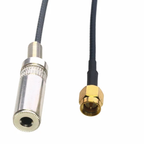 SMA Male to 3.5mm Stereo 1/8" TRS Jack Monitor Decoder DVR Audio Cable 4"~16FT