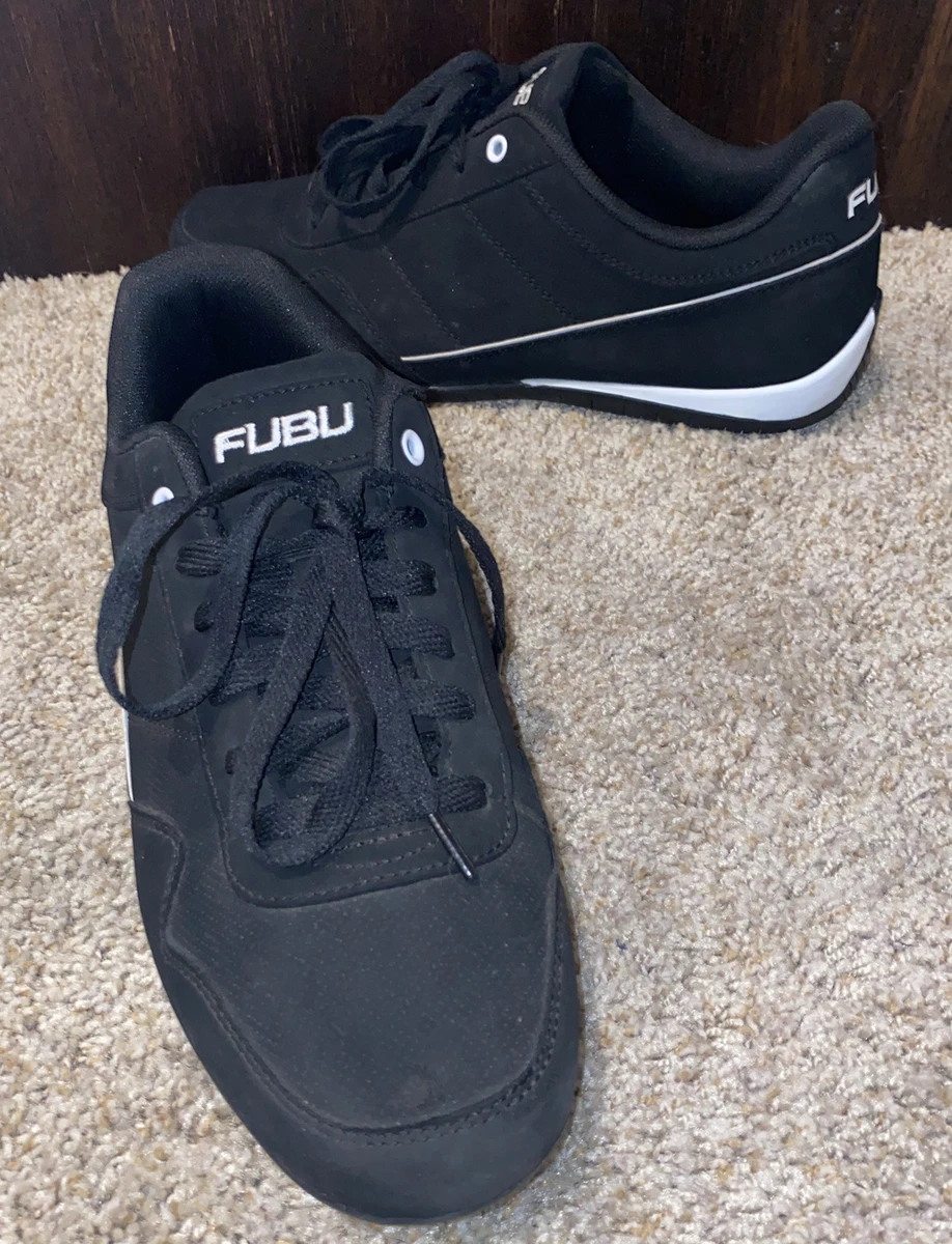 FUBU Men&#039;s Black Lace-up Low Top Foam Athletic Sneakers Shoes: 10.5-11 eBay