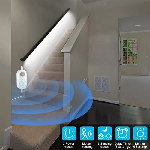 Motion Sensor Stair Lights Indoor Plug in Motion Activated