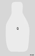 FBI-Q Official FBI Training & Qualification Target [20" x 32"] (100 targets)