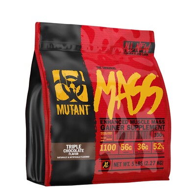 Mutant Mass Weight Gainer Protein Powder   Build Muscle Size and Strength 5LB