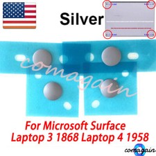 Silver Laptop Rubber Feet set For Microsoft Surface Laptop 3 1868 Laptop 4 1958