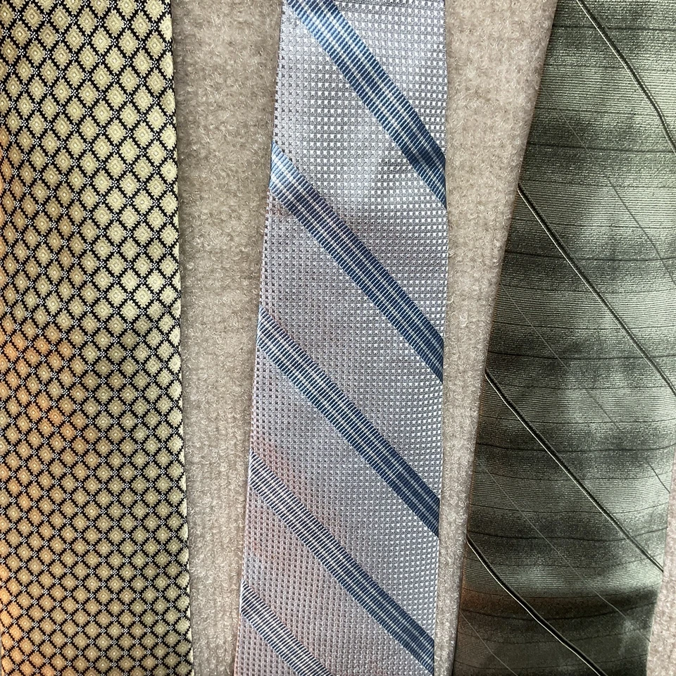 Lote de 5 corbatas de seda para hombre Dockers, Bill Blass, Don Loper, Van Heusen, Croft & Barrow Foto 3 de 4