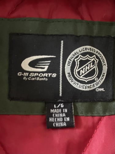 Minnesota Wild G-III Carl Banks Winter Jacket Embroidered 00s LOGO Mens Large - Picture 7 of 8