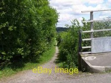 Photo 6x4 Bridleway to Bar End Winchester The end of the footbridge acro c2007