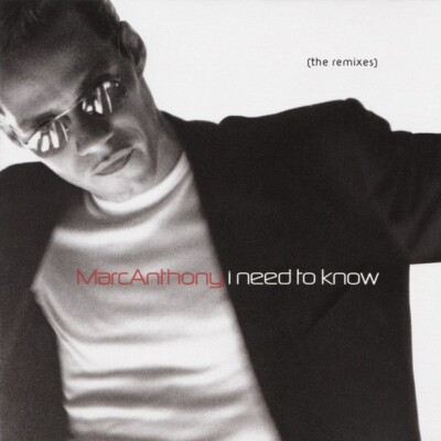 Marc Anthony - I Need To Know (CD Maxi, 1999, 4 Track)