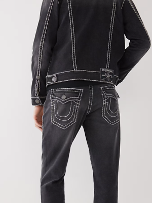 True Religion Men's Ricky Relaxed Straight Super T Jeans - 105257