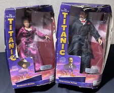 Lot Of 2 The History of Titanic Margaret Brown & John Jacob Astor DAMAGED BOX