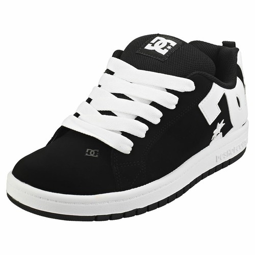 DC Shoes Court Graffik Kids Black White 