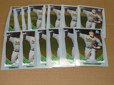 2014 Bowman CHROME DRAFT PICKS BRETT GRAVES LOT OF 28 CARDS ATHLETICS CDP73