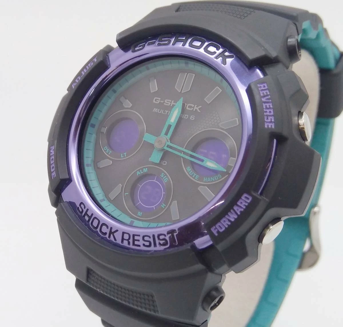 Casio G-Shock AWG-M100SBL-1AJF Solar Radio With Box [Mint]