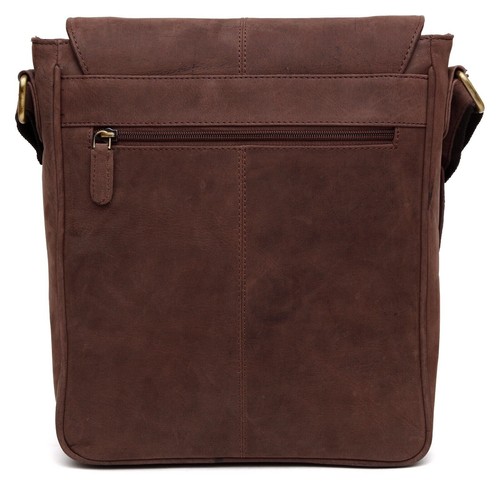 Mens Leather Shoulder Bag Designer Ladies Cross body Work Messenger College Case - Picture 6 of 7