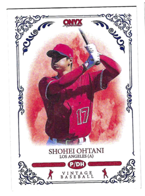 SHOHEI OHTANI 2022 ONYX VINTAGE BASEBALL CARD | eBay