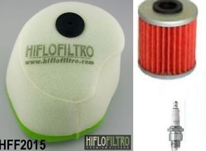 Pack Révision Filtre à Huile + Air + Bougie Pour Kawasaki KLX650 (1993-1997)