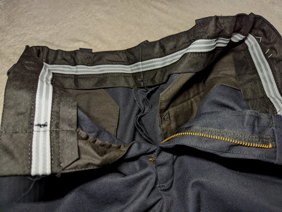 Pantalones de trabajo HORACE pequeños para hombre negros EMT/EMS talla 12 R 36 U 30x30 dobladillo nuevos con etiquetas Foto 4 de 4