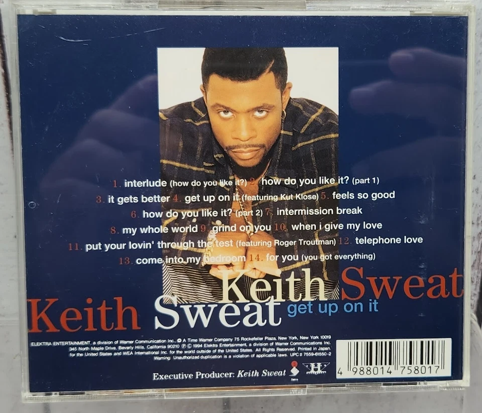 Keith Sweat "Get Up On It" CD Japanese Import Music CD Japan  - Image 2 of 4