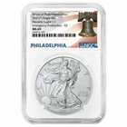 2021 (P) Philadelphia Silver Eagle NGC MS69 Emergency Production ER Liberty Bell