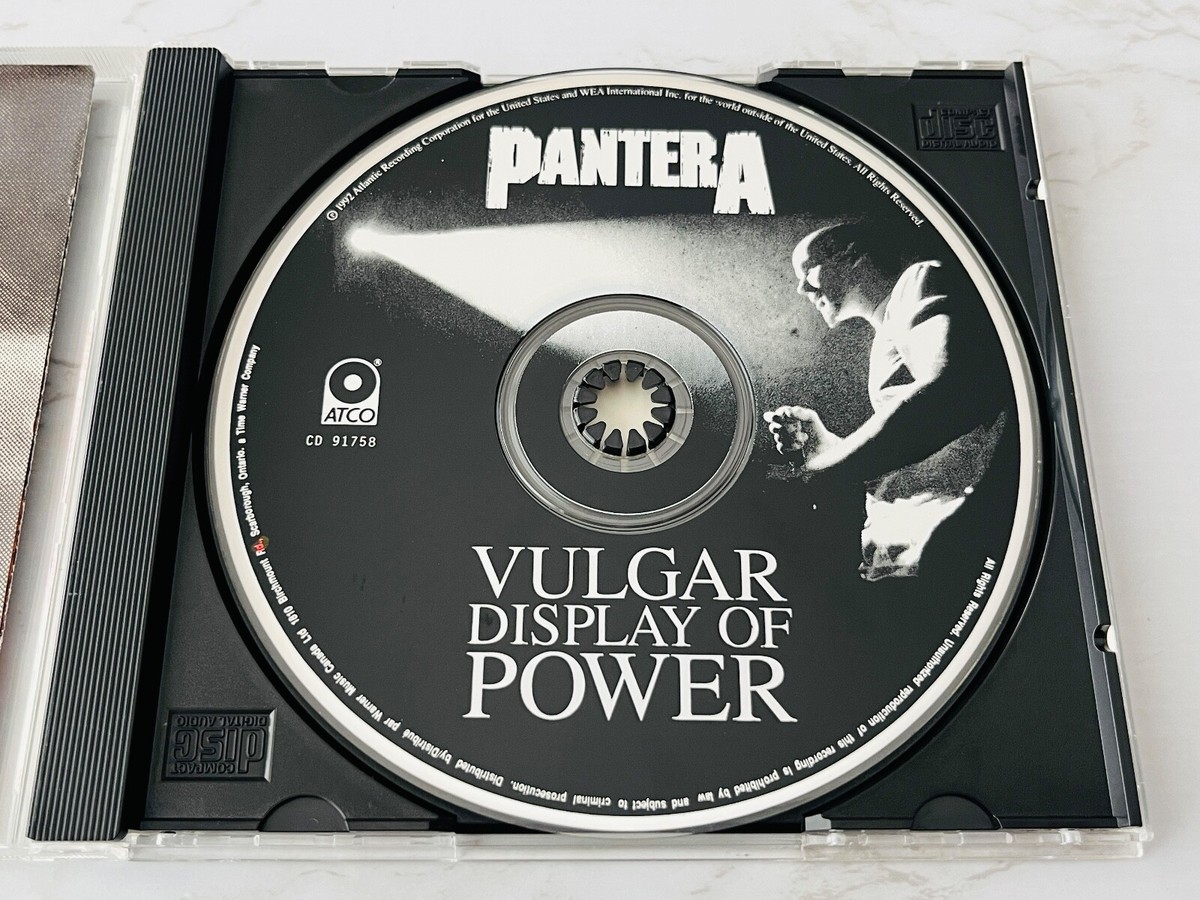 Pantera Vulgar Display Of Power CD ORIG CANADA IMPORT Atco CD