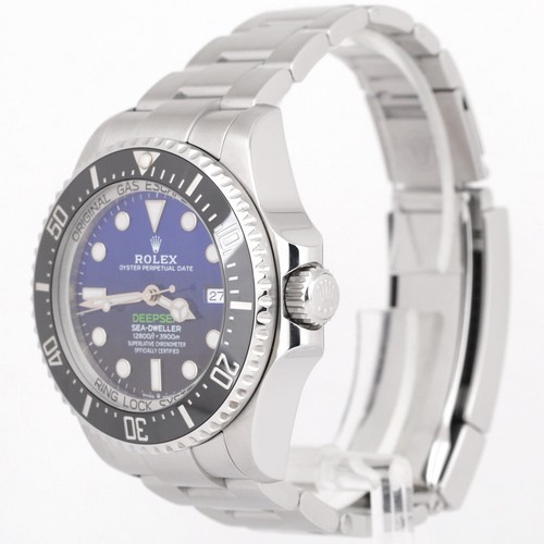 MINT 2021 NEW CARD Rolex Sea-Dweller Deepsea 126660 JAMES CAMERON Blue 44mm BOX - Picture 3 of 6