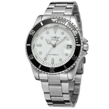 Mens Automatic Stainless Steel Wrist Watch Day Waterproof Mechanical Wristwatch