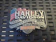 ### SELTENE HARLEY DAVIDSON GÜRTELSCHNALLE BELT BUCKLE ###