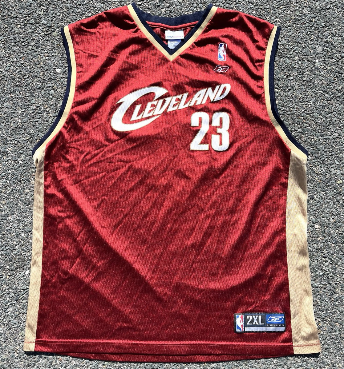 Lebron James Cleveland Cavaliers Reebok NBA Throwback Basketball