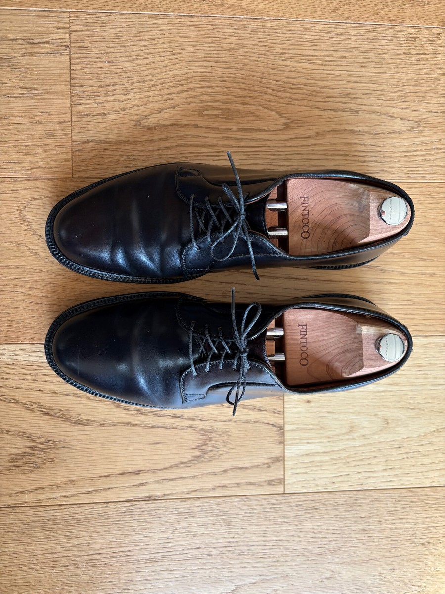 Alden 9901 11.5 D Black Shell Cordovan Plain Toe Blucher PTB