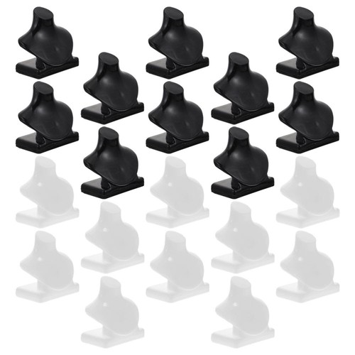 20 Pcs Mini Necklace Holder Doll House Child Miniature Accessories - Photo 3/12