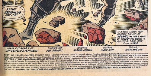The Mighty Thor vs. Annihilus! (Vol.1 #405, July 1989) Marvel Comics - Stan Lee - Picture 4 of 8