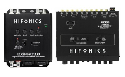 Hifonics BXiPro3.0 Digital Bass Processor + HFEQ 4-Band Source