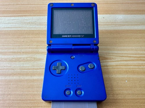 Nintendo Gameboy Advance SP AGS001 Cobalt Blue Handheld System Console