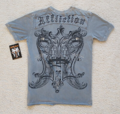 Affliction T-Shirt ''DEAD OR ALIVE'' M NWT Pistols