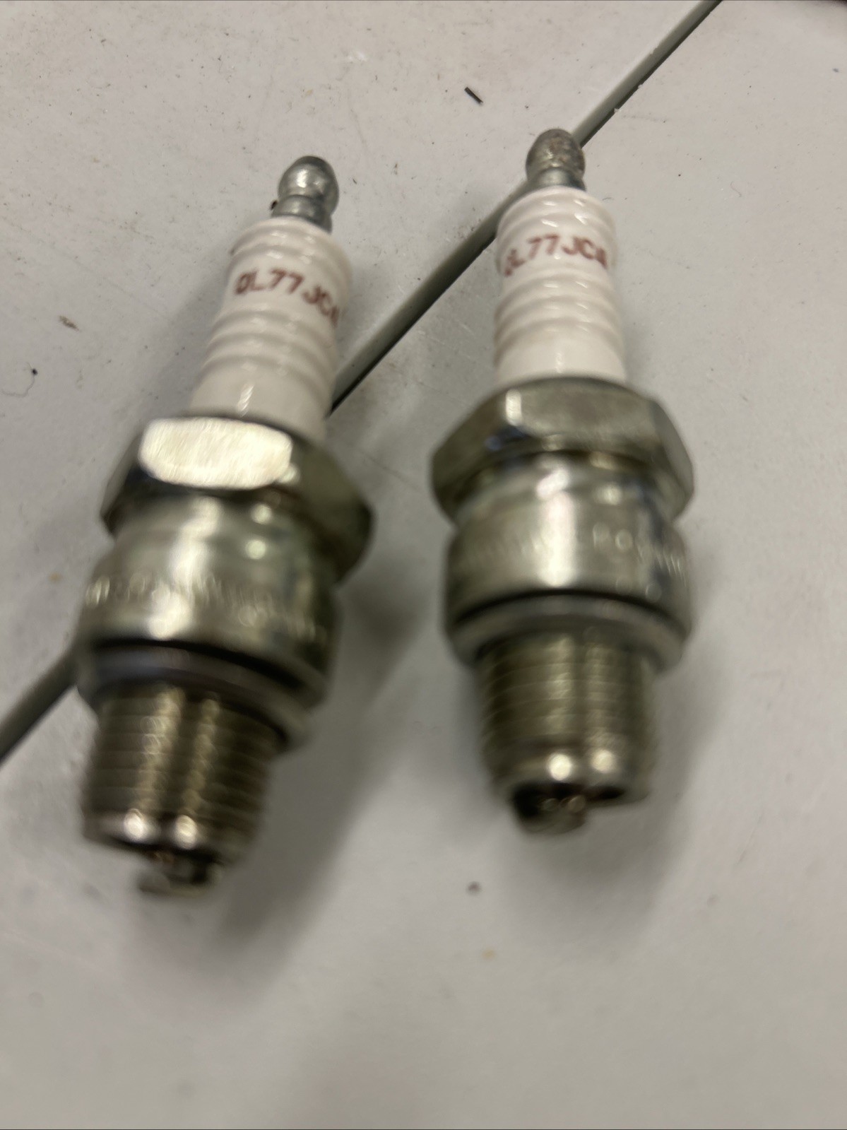 Champion QL77JC4 Marine Spark Plug Set of 2 New