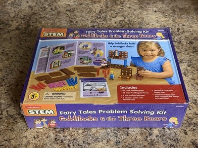 Lakeshore STEM Fairy Tales Goldilocks & The Three Bears Problem Solving Kit NEW