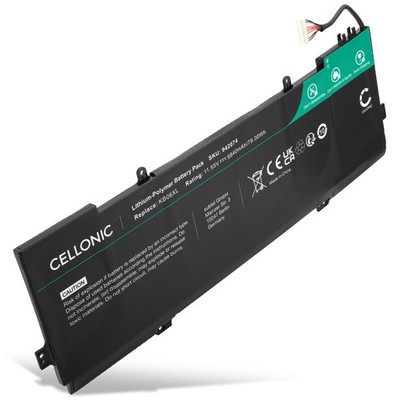 Ersatz-Akku für HP Spectre x360 15, KB06XL, HSTNN-DB7R, 902401-2C1, 902499-855