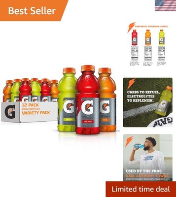 Stay Energized with Gatorade Thirst Quencher - Variety Pack of 12, 20oz Bottles